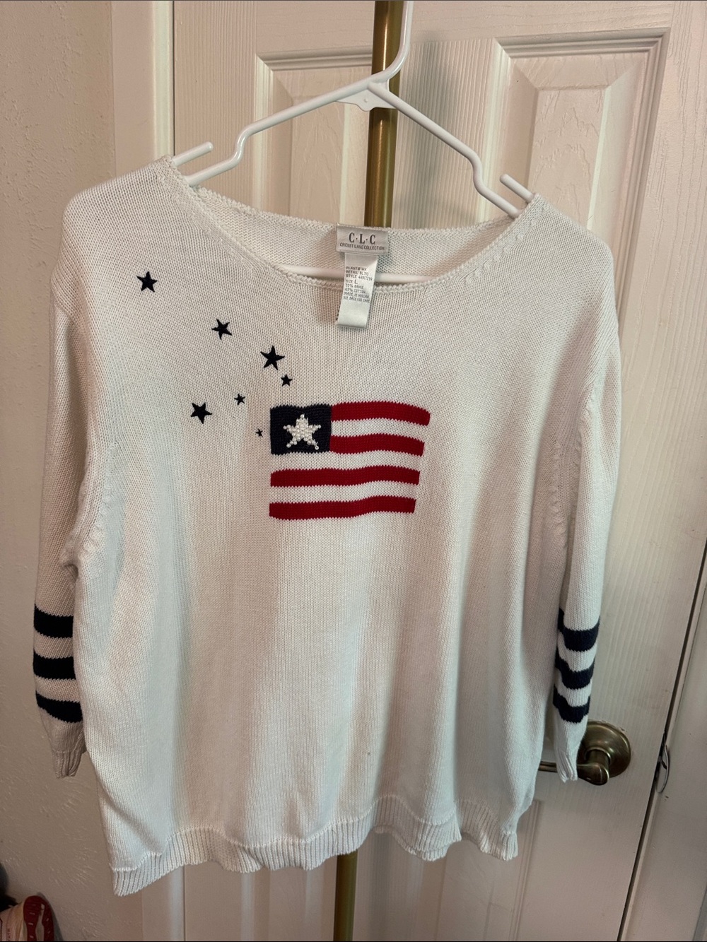 C.L.C. (Cricket Lane Collection) patriotic sweater
